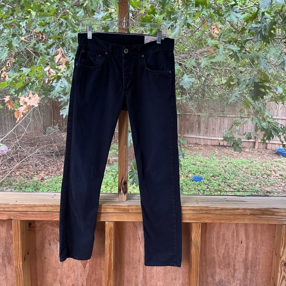 Rag & Bone Men's Standard Issue Fit 2 Slim Leg Jeans Black Size 30